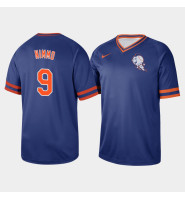 Men's New York Mets Brandon Nimmo #9 Royal Cooperstown Collection V-Neck Legend Jersey Men's New York Mets Brandon Nimmo #9 Royal Cooperstown Collection V-Neck Legend Jersey