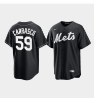 New York Mets Carlos Carrasco Black Alternate Fashion Replica Jersey New York Mets Carlos Carrasco Black Alternate Fashion Replica Jersey