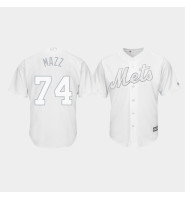 New York Mets #74 Chris Mazza 2019 Players' Weekend Mazz White Replica Jersey Men's New York Mets #74 Chris Mazza 2019 Players' Weekend Mazz White Replica Jersey Men's
