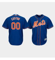 Men's New York Mets Custom #00 Royal Cool Base Player Jersey Men's New York Mets Custom #00 Royal Cool Base Player Jersey