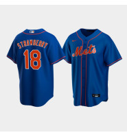Men's New York Mets #18 Darryl Strawberry Royal Replica Nike Alternate Jersey Men's New York Mets #18 Darryl Strawberry Royal Replica Nike Alternate Jersey