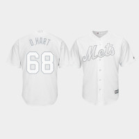 New York Mets #68 Donnie Hart 2019 Players' Weekend D.Hart White Replica Jersey Men's