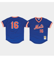 Men's New York Mets #16 Dwight Gooden Blue 1986 Authentic BP Mesh Jersey Men's New York Mets #16 Dwight Gooden Blue 1986 Authentic BP Mesh Jersey