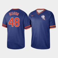 Men's New York Mets Jacob deGrom #48 Royal Cooperstown Collection Legend Jersey