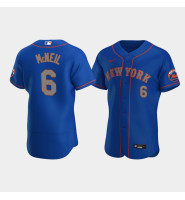 Men's New York Mets #6 Jeff McNeil Royal Authentic 2020 Alternate Jersey