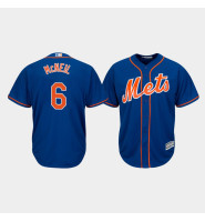 Men's New York Mets Jeff McNeil #6 Royal Cool Base Player Jersey Men's New York Mets Jeff McNeil #6 Royal Cool Base Player Jersey