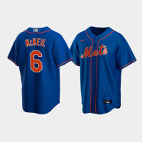 Men's New York Mets #6 Jeff McNeil Royal Replica Nike Alternate Jersey