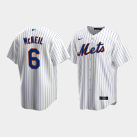 Men's New York Mets #6 Jeff McNeil White Replica Nike Home Jersey