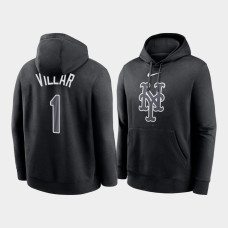 New York Mets Jonathan Villar Black Fashion Club Pullover Hoodie