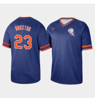 Men's New York Mets Keon Broxton #23 Royal Cooperstown Collection V-Neck Legend Jersey