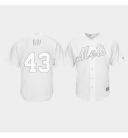 New York Mets #43 Luis Avilan 2019 Players' Weekend Avi White Replica Jersey Men's New York Mets #43 Luis Avilan 2019 Players' Weekend Avi White Replica Jersey Men's