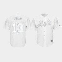 New York Mets #13 Luis Guillorme 2019 Players' Weekend Luismi White Replica Jersey Men's
