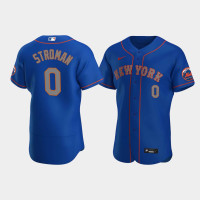Men's New York Mets #0 Marcus Stroman Royal Authentic 2020 Alternate Jersey