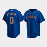 Men's New York Mets #0 Marcus Stroman Royal Replica Nike Alternate Road Jersey
