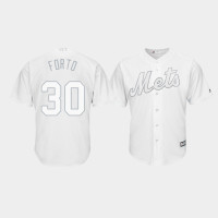 New York Mets #30 Michael Conforto 2019 Players' Weekend Forto White Replica Jersey Men's