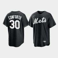 New York Mets Michael Conforto Black Alternate Fashion Replica Jersey
