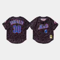 Men's New York Mets Michael Conforto #30 Charcoal BAPE x Mitchell & Ness Jersey