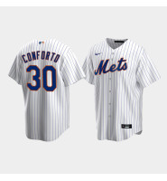 Men's New York Mets #30 Michael Conforto White Replica Nike Home Jersey Men's New York Mets #30 Michael Conforto White Replica Nike Home Jersey
