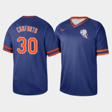 Men's New York Mets Michael Conforto #30 Royal Cooperstown Collection V-Neck Legend Jersey