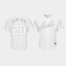 New York Mets #20 Pete Alonso 2019 Players' Weekend Polar Bear White Replica Jersey Men's