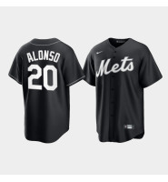 New York Mets Pete Alonso Black Alternate Fashion Replica Jersey