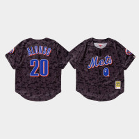 Men's New York Mets Pete Alonso #20 Charcoal BAPE x Mitchell & Ness Jersey
