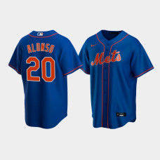 Men's New York Mets #20 Pete Alonso Royal Replica Nike Alternate Jersey