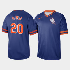 Men's New York Mets Pete Alonso #20 Royal Cooperstown Collection V-Neck Legend Jersey