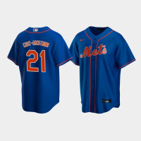 Men's New York Mets Pete Crow-Armstrong #21 Royal 2020 MLB Draft Alternate Replica Jersey