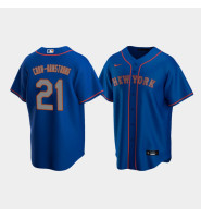Men's New York Mets Pete Crow-Armstrong #21 Royal 2020 MLB Draft Alternate Replica Player Jersey