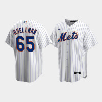Men's New York Mets #65 Robert Gsellman White Replica Nike Home Jersey