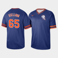 Men's New York Mets Robert Gsellman #65 Royal Cooperstown Collection V-Neck Legend Jersey