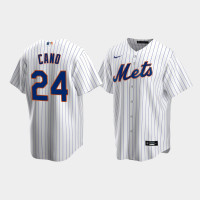 Men's New York Mets #24 Robinson Cano White Replica Nike Home Jersey