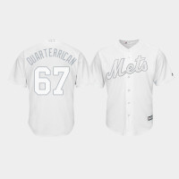 New York Mets #67 Seth Lugo 2019 Players' Weekend Quarterrican White Replica Jersey Men's