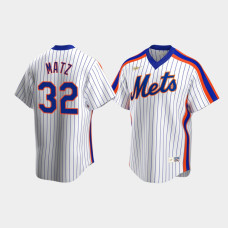 Men's New York Mets #32 Steven Matz Cooperstown Collection Home Nike White Jersey