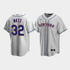 Men's New York Mets #32 Steven Matz Gray Replica Nike Road Jersey