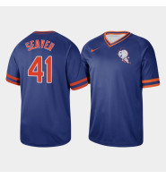 Men's New York Mets Tom Seaver #41 Royal Cooperstown Collection Legend Jersey