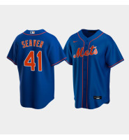 Men's New York Mets #41 Tom Seaver Royal Replica Nike Alternate Jersey