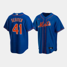 Men's New York Mets #41 Tom Seaver Royal Replica Nike Alternate Jersey