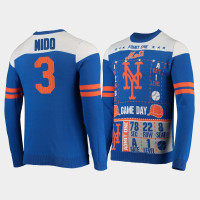 Men's New York Mets Tomas Nido Royal 2021 Christmas Ugly Sweater