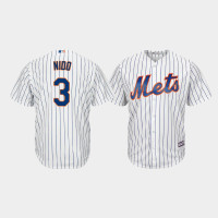 Men's New York Mets #3 Tomas Nido White Cool Base Player Jersey