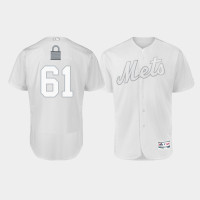 Men's New York Mets Authentic #61 Walter Lockett 2019 Players' Weekend White Jersey