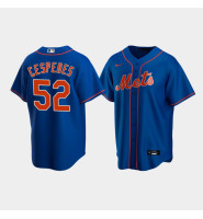 Men's New York Mets #52 Yoenis Cespedes Royal Replica Nike Alternate Jersey