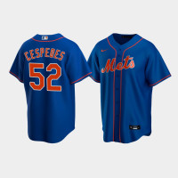 Men's New York Mets #52 Yoenis Cespedes Royal Replica Nike Alternate Jersey