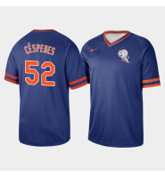 Men's New York Mets Yoenis Cespedes #52 Royal Cooperstown Collection V-Neck Legend Jersey