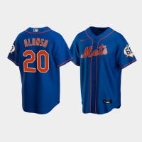 Men's New York Mets Pete Alonso 60th Anniversary Alternate Royal Jersey