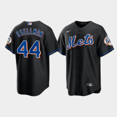 Men's New York Mets Robert Gsellman 60th Anniversary Replica Black Jersey