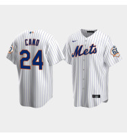 Men's New York Mets Robinson Cano 60th Anniversary Replica White Jersey Men's New York Mets Robinson Cano 60th Anniversary Replica White Jersey