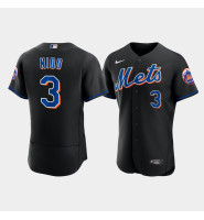 Men's New York Mets Tomas Nido 2022 Authentic Alternate Black Jersey Men's New York Mets Tomas Nido 2022 Authentic Alternate Black Jersey