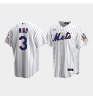Men's New York Mets Tomas Nido 60th Anniversary Replica White Jersey